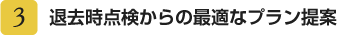 退去時点検からの最適なプラン提案